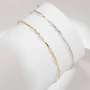 Bracelets | Mariana Link & Loop Silver Plated Chain Bracelet – Womens Bracelets Bracelets