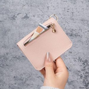 Card Holders | Iridescent Silver Card Holder – Womens Card Holders Card Holders