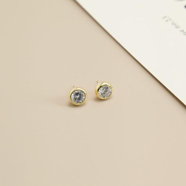 Earrings | Abigail Purple Plated Stud Earrings – Womens Earrings Earrings