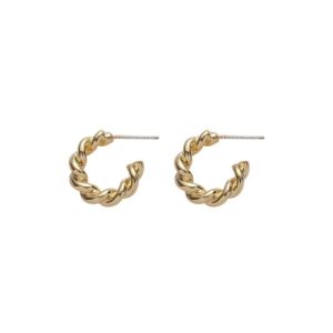 Earrings | Acacia Plaited Tone Hoop Earrings – Womens Earrings Earrings