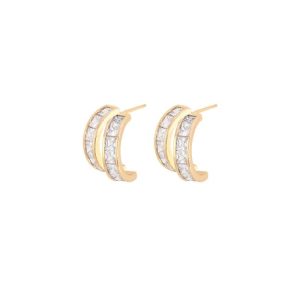 Earrings | Astrid Double Row Hoop Earrings Mini – Womens Earrings Earrings