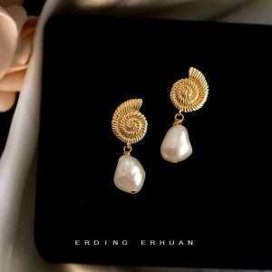 Earrings | Azalea Bead Drop Circular Stud Earrings – Womens Earrings Earrings