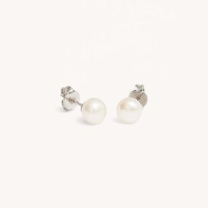 Earrings | Classic Pearl Stud Earrings – Womens Earrings Earrings