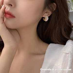 Earrings | Dion Faux Pearl Hoop Earrings – Womens Earrings Earrings