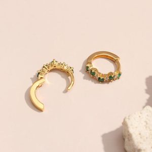 Earrings | Evie Gem Tone Hoop Earrings – Womens Earrings Earrings