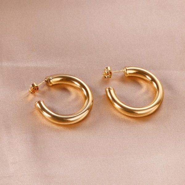 Earrings | Isabella Mixed Details Hoop Earrings Set of Two – Womens Earrings Earrings