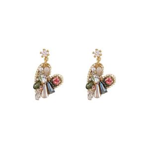 Earrings | Jovie Aqua Fan Bead Drop Earrings – Womens Earrings Earrings