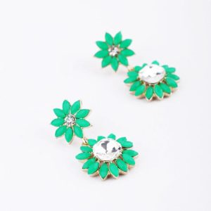 Earrings | Lily Ombre Flower Stud Earrings – Womens Earrings Earrings