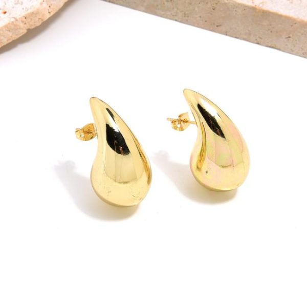 Earrings | Loane Teardrop Tone Stud Earrings – Womens Earrings Earrings