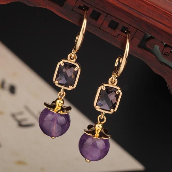 Earrings | Lois Moonstone Plated Drop Earrings – Womens Earrings Earrings