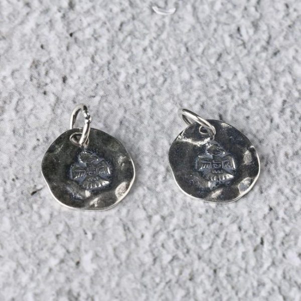 Earrings | Nara Brushed Silver Tone Disc Drop Earrings – Womens Earrings Earrings