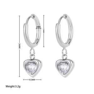 Earrings | Nixie Disc Huggie Drop Earrings – Womens Earrings Earrings