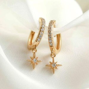 Earrings | Noella Star Hoop Earring Set – Womens Earrings Earrings