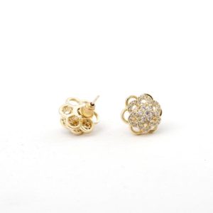 Earrings | Olivia Flower Tone Hoop Earrings – Womens Earrings Earrings