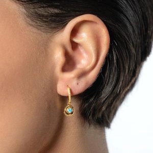 Earrings | Sarai Jade Plated Hoop Earrings – Womens Earrings Earrings