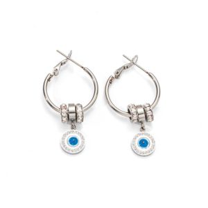 Earrings | Sarai Jade Silver Hoop Earrings – Womens Earrings Earrings