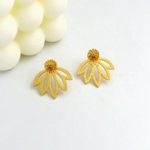 Earrings | Vanitha Leaf Drop Earrings – Womens Earrings Earrings