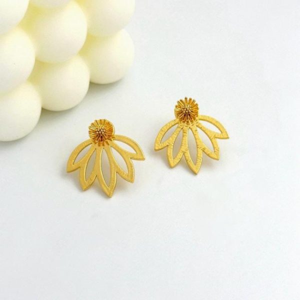 Earrings | Vanitha Leaf Drop Earrings – Womens Earrings Earrings