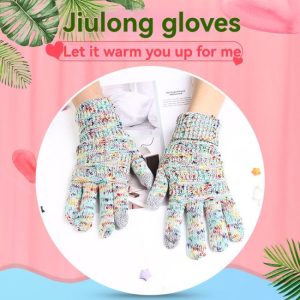 Gloves | Nepped Neon Space Dye Knitted Gloves – Womens Gloves Gloves