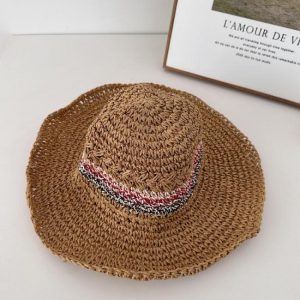 Hats | Colourful Stripe Crochet Fedora Hat – Womens Hats Hats