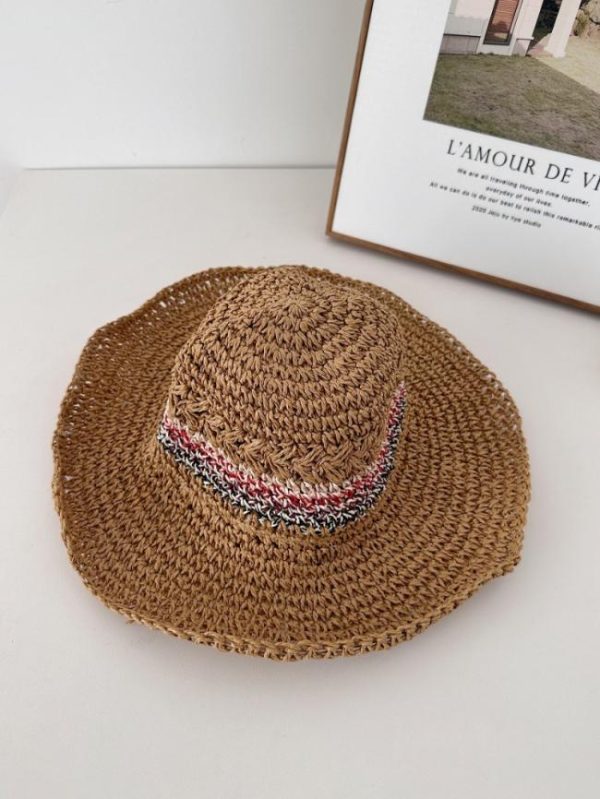 Hats | Colourful Stripe Crochet Fedora Hat – Womens Hats Hats