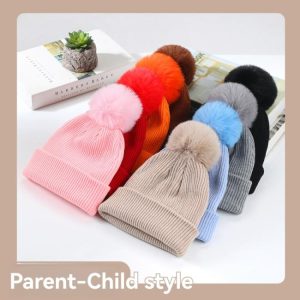 Hats | Marl Stitch Pom Knitted Beanie Hat – Womens Womens Autumn Accessories Hats