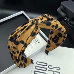 Headbands | Ganna Leopard Print Knot Headband – Womens Headbands Headbands