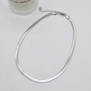 Necklaces | Bermuda Snake Silver Plated Chain Necklace – Womens Necklaces Necklaces