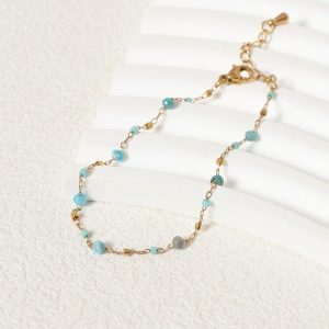 Necklaces | Eartha Amazonite & Freshwater Pearl Silver Plated Collar Necklace – Womens Necklaces Necklaces