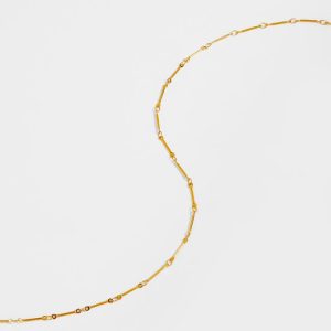 Necklaces | Eleanor Textured Bar Plated Collar Necklace – Womens Necklaces Necklaces