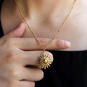 Necklaces | Freya Flower Tone Pendant Necklace – Womens Necklaces Necklaces