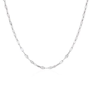 Necklaces | Mariana Link & Loop Silver Plated Chain Necklace – Womens Necklaces Necklaces