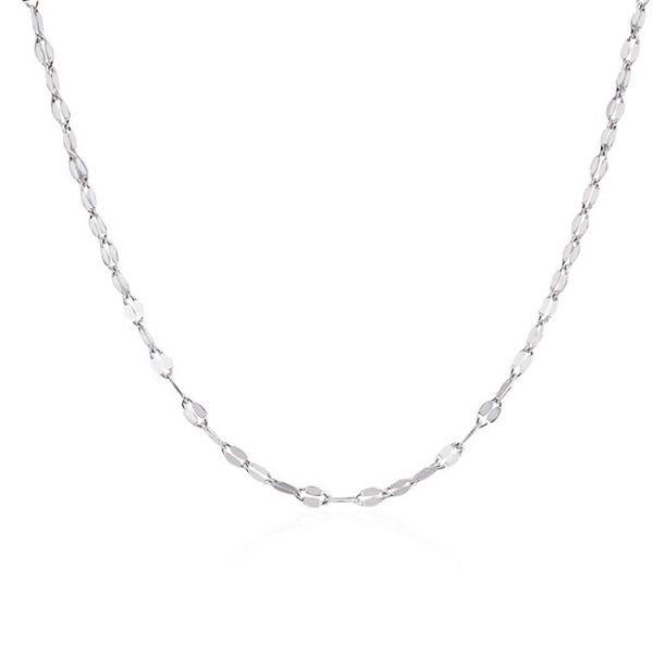 Necklaces | Mariana Link & Loop Silver Plated Chain Necklace – Womens Necklaces Necklaces