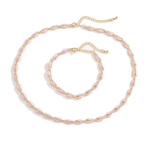 Necklaces | Matira Enamel Linked Chain Necklace – Womens Necklaces Necklaces