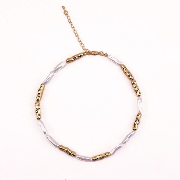 Necklaces | Rowan Pearl Textured Collar Necklace – Womens Necklaces Necklaces