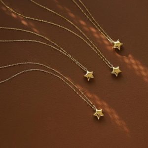 Necklaces | Star Charm Drop Plated Necklace – Womens Necklaces Necklaces