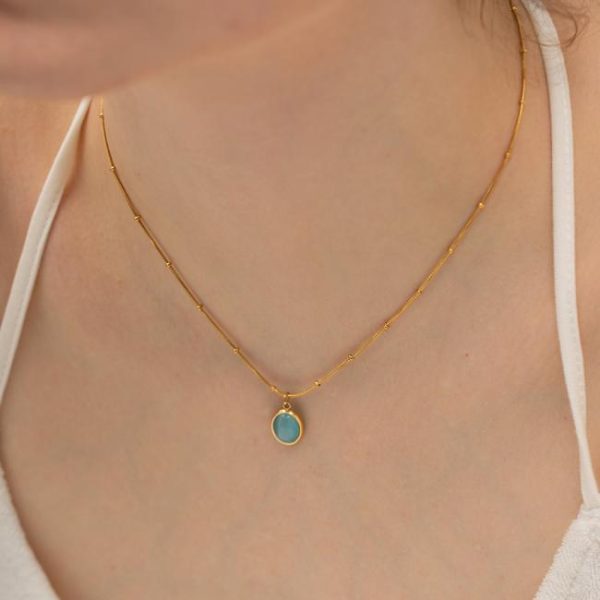 Necklaces | Venus Round Labradorite & Star Motif Pendant Necklace – Womens Necklaces Necklaces