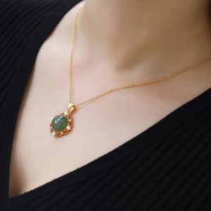 Necklaces | Winnie Amazonite, Quartz & Pearl Plated Pendant Necklace – Womens Necklaces Necklaces