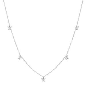 Necklaces | Zeke Star Detail Silver Chain Necklace – Womens Necklaces Necklaces