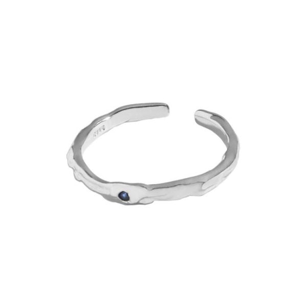 Rings | Odoti Molten Forms Opalite Silver Delicate Ring – Womens Rings Rings