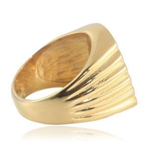 Rings | Paula Sculptural Wave Plated Statement Ring – Womens Rings Rings