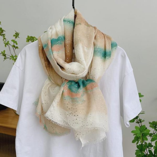 Scarves | Blurred Flower Lightweight Scarf – Womens Scarves Scarves