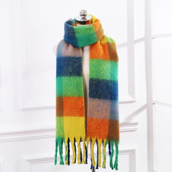 Scarves | Check Heavyweight Scarf – Womens Womens Autumn Accessories Scarves