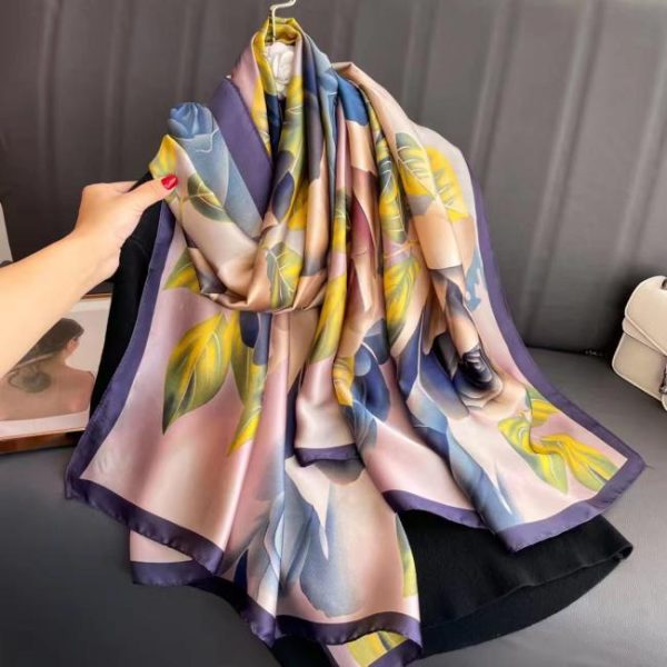 Scarves | Floral Print & Lightweight Scarf – Womens Scarves Scarves