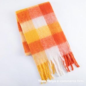 Scarves | Neon Stripe Heavyweight Tassel Scarf – Womens Scarves Scarves