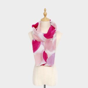 Scarves | Pastel Abstract Wavy Stripes Lightweight Scarf – Womens Scarves Scarves