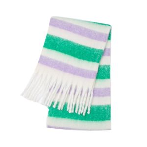 Scarves | Pastel Striped Heavyweight Scarf – Womens Scarves Scarves