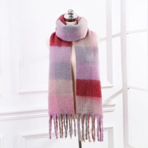 Scarves | & Purple Heavyweight Check Scarf – Womens Scarves Scarves