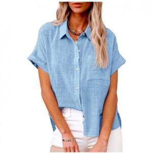 Shirts | Textured Boxy Shirt – Womens Womens Clothing Shirts