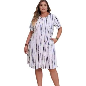 Shirt Dresses | Striped Broderie Mini Shirt Dress – Womens Mini Dresses Mini Dresses